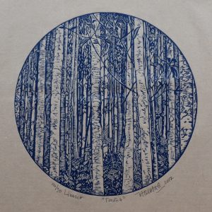 Bộ Tranh Tròn- Khắc Cao Su, In Trên Giaays Dó